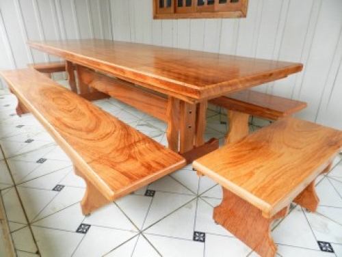 Mesa Rustica de Madeira Preço em Água Funda